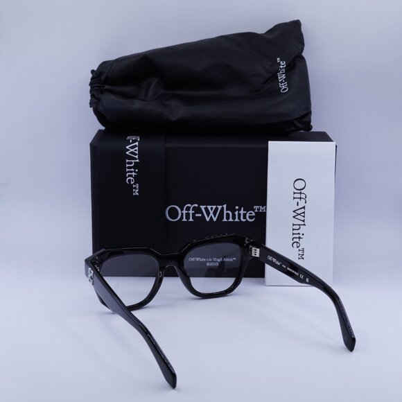 Final Price! Off-White OERJ07F STYLE 7F 1000 Black Eyeglasses 52mm - Picture 6 of 10